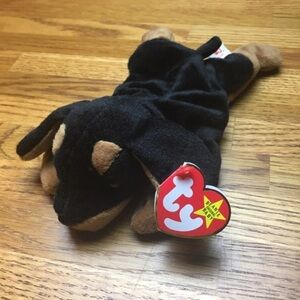 BOGO Ty Beanie Babies Doby The Dog 1996 NWT